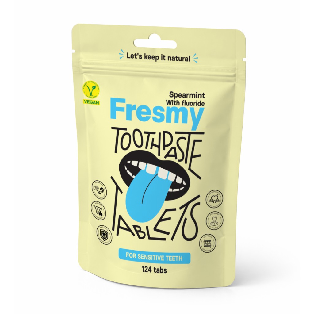 Fresmy Spearmint zubná pasta v tabletách 124 ks