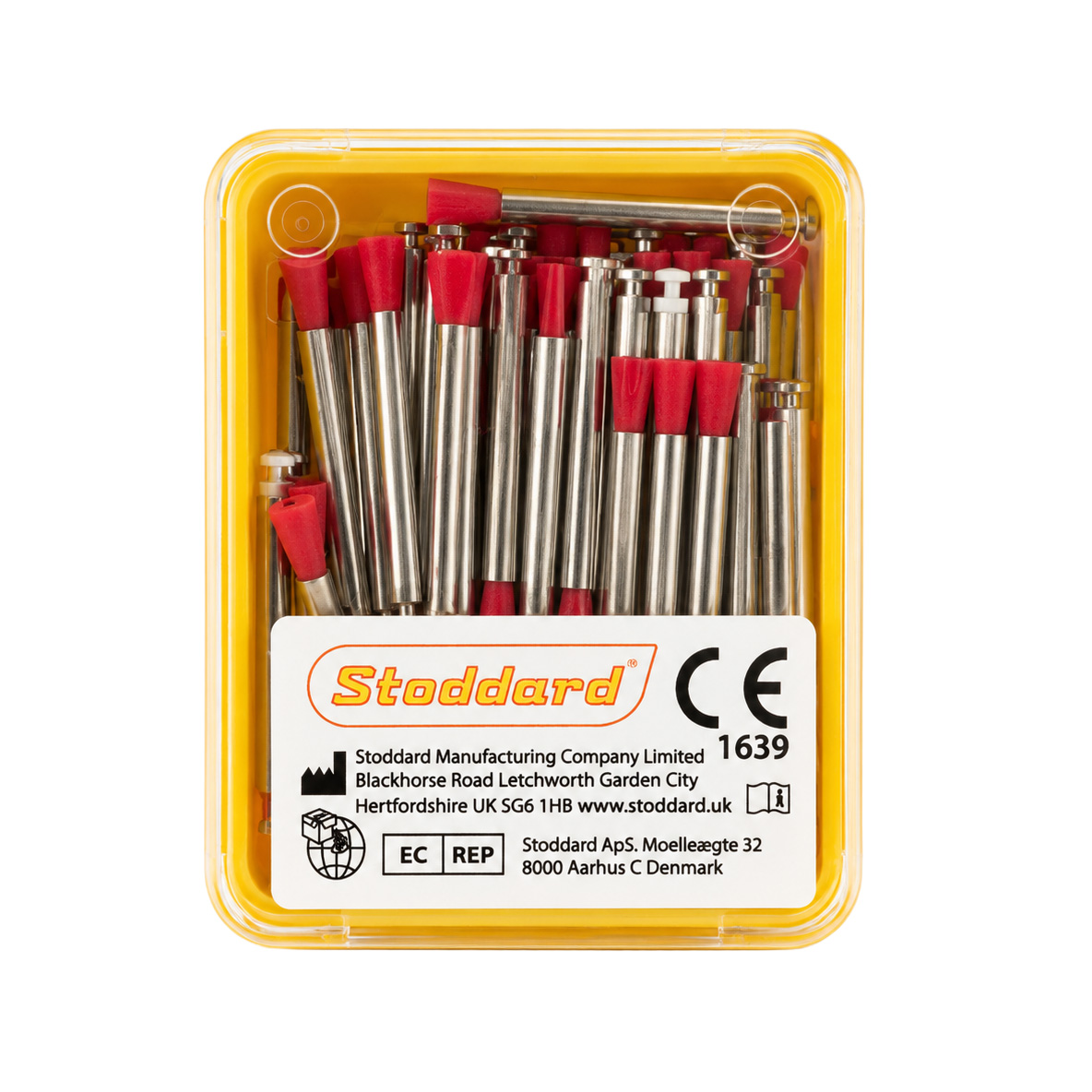Stoddard Smart Prophy Microtuft Nylon Soft Rosa leštiaca kefka 100 ks