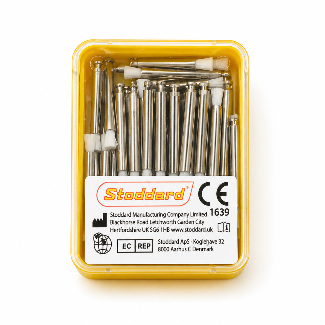 Stoddard Prophy Microtuft Nylon leštiaca kefka 100 ks