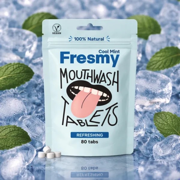 Fresmy Cool Mint ústná voda v tabletách 80 ks