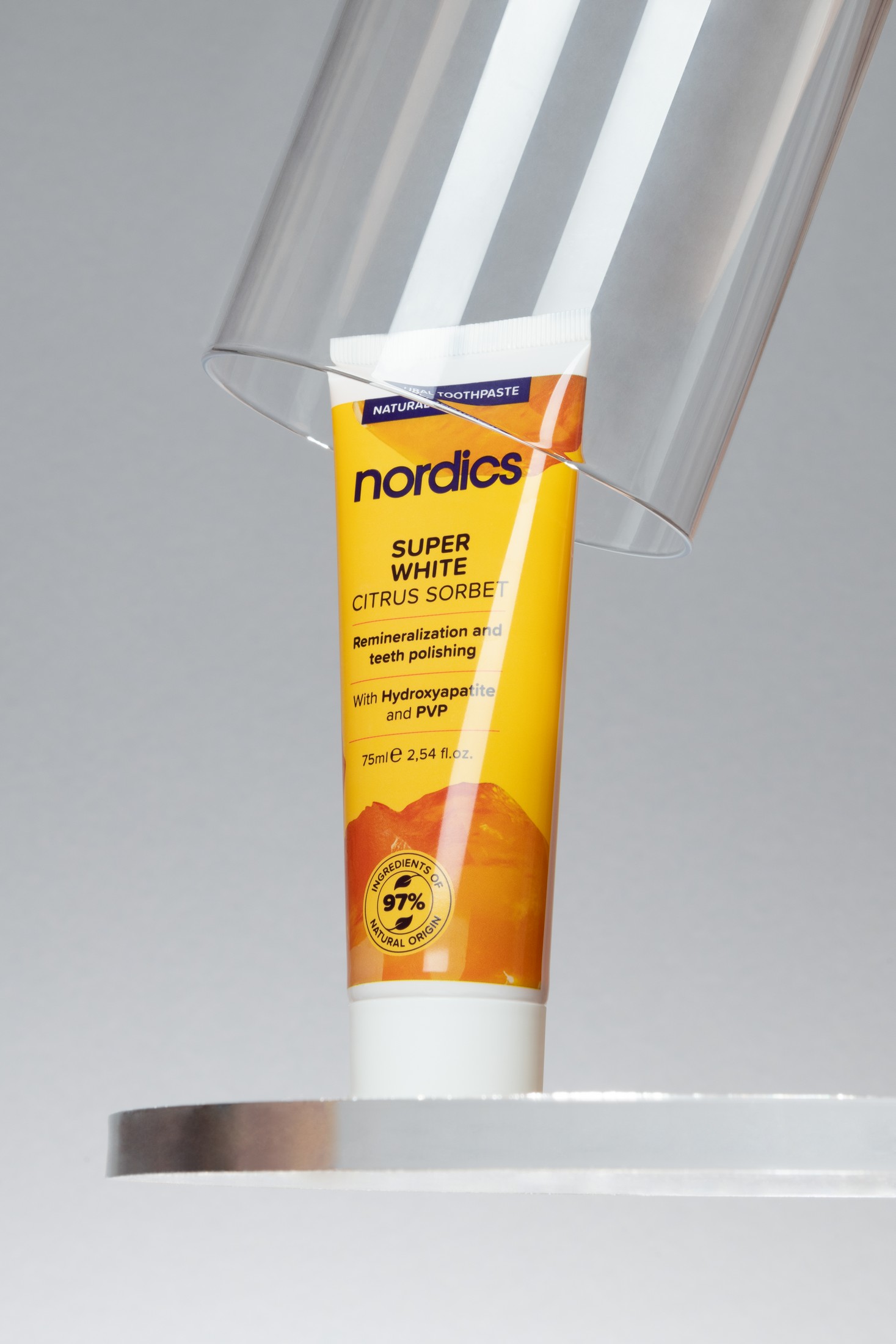 Nordics Super White zubná pasta 75 ml