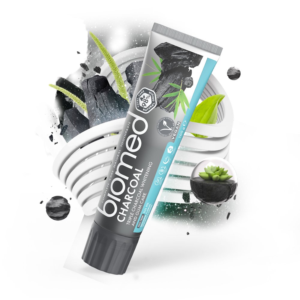 Biomed Charcoal zubná pasta 100 g