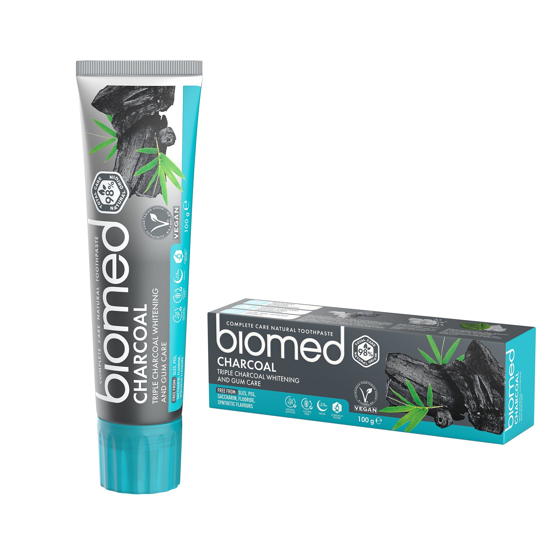 Biomed Charcoal zubná pasta 100 g