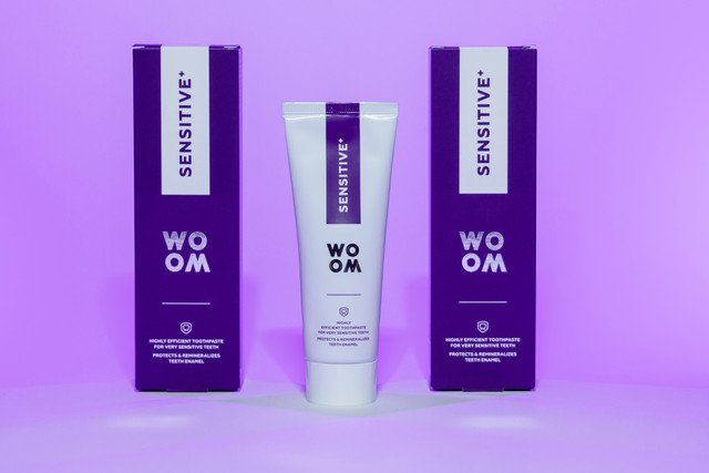 Woom Sensitive+ zubná pasta 75 ml