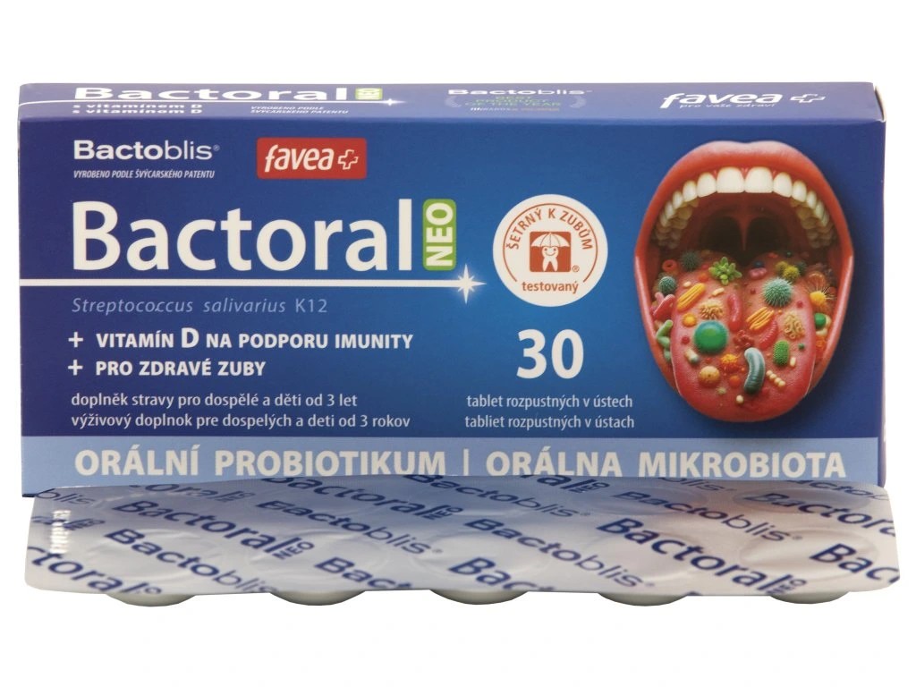 Bactoral NEO orálne probiotikum 30 ks
