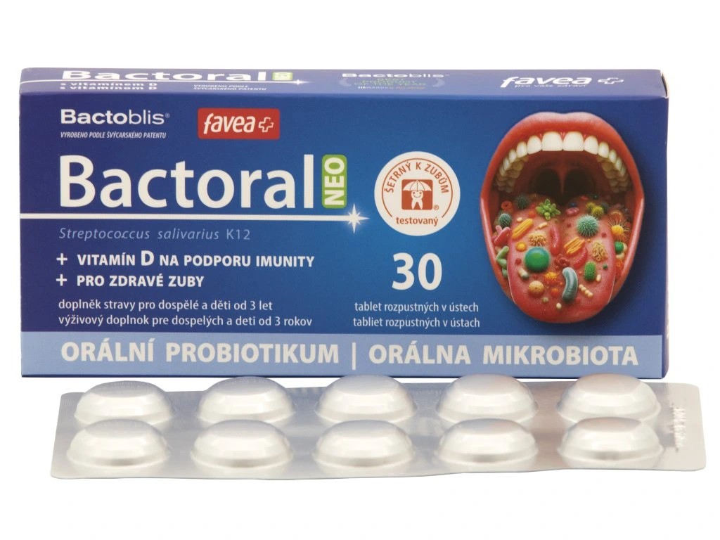 Bactoral NEO orálne probiotikum 30 ks