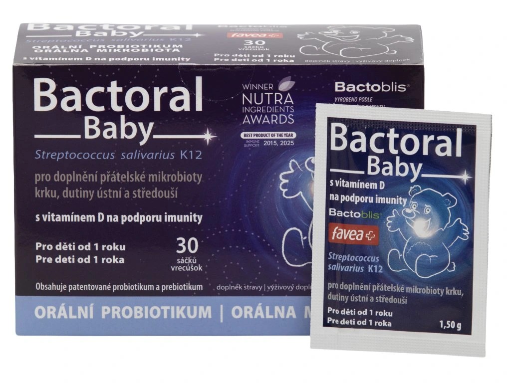 Bactoral Baby orálne probiotikum 30×1,5 g