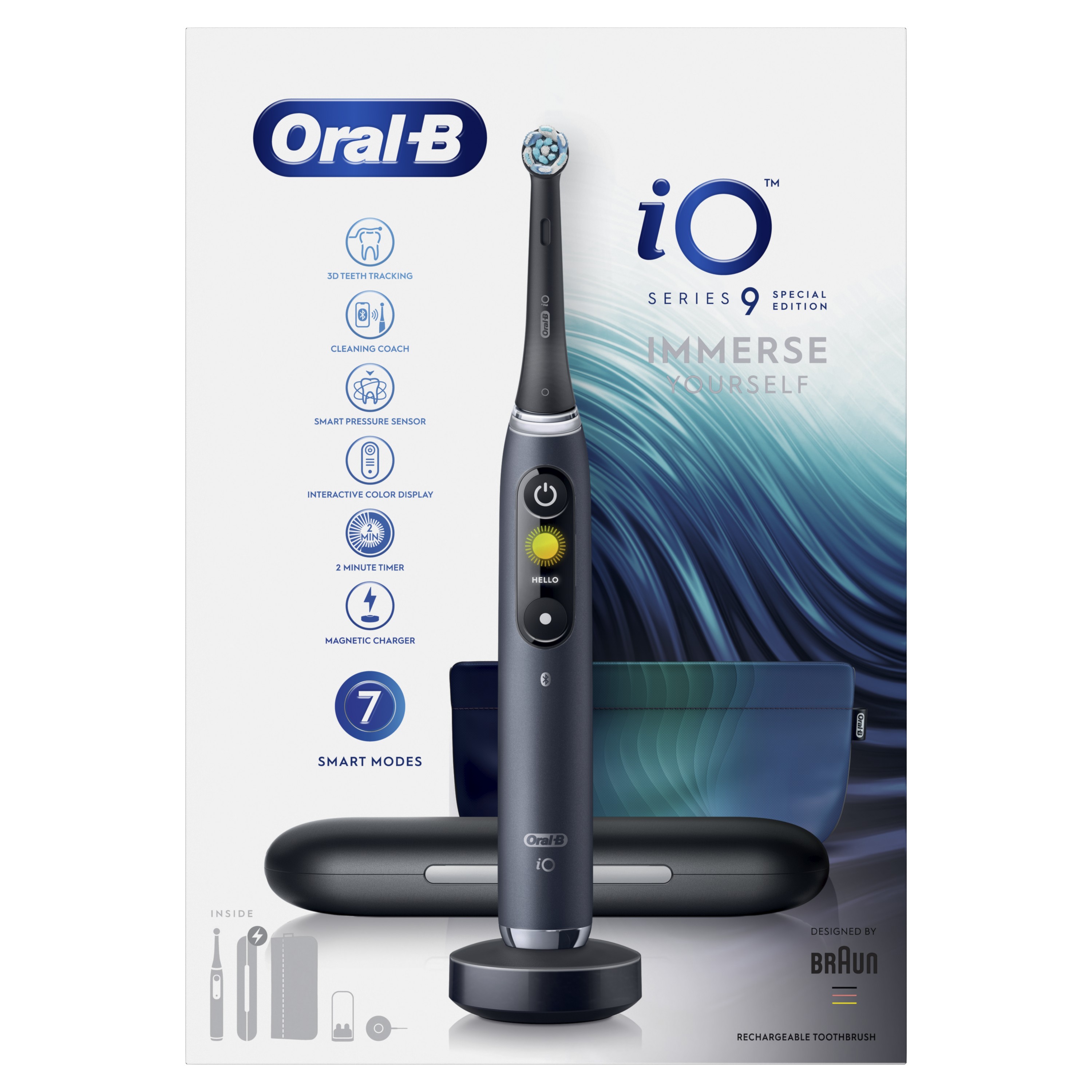 Oral-B iO Series 9 Black Onyx Special Edition magnetická kefka