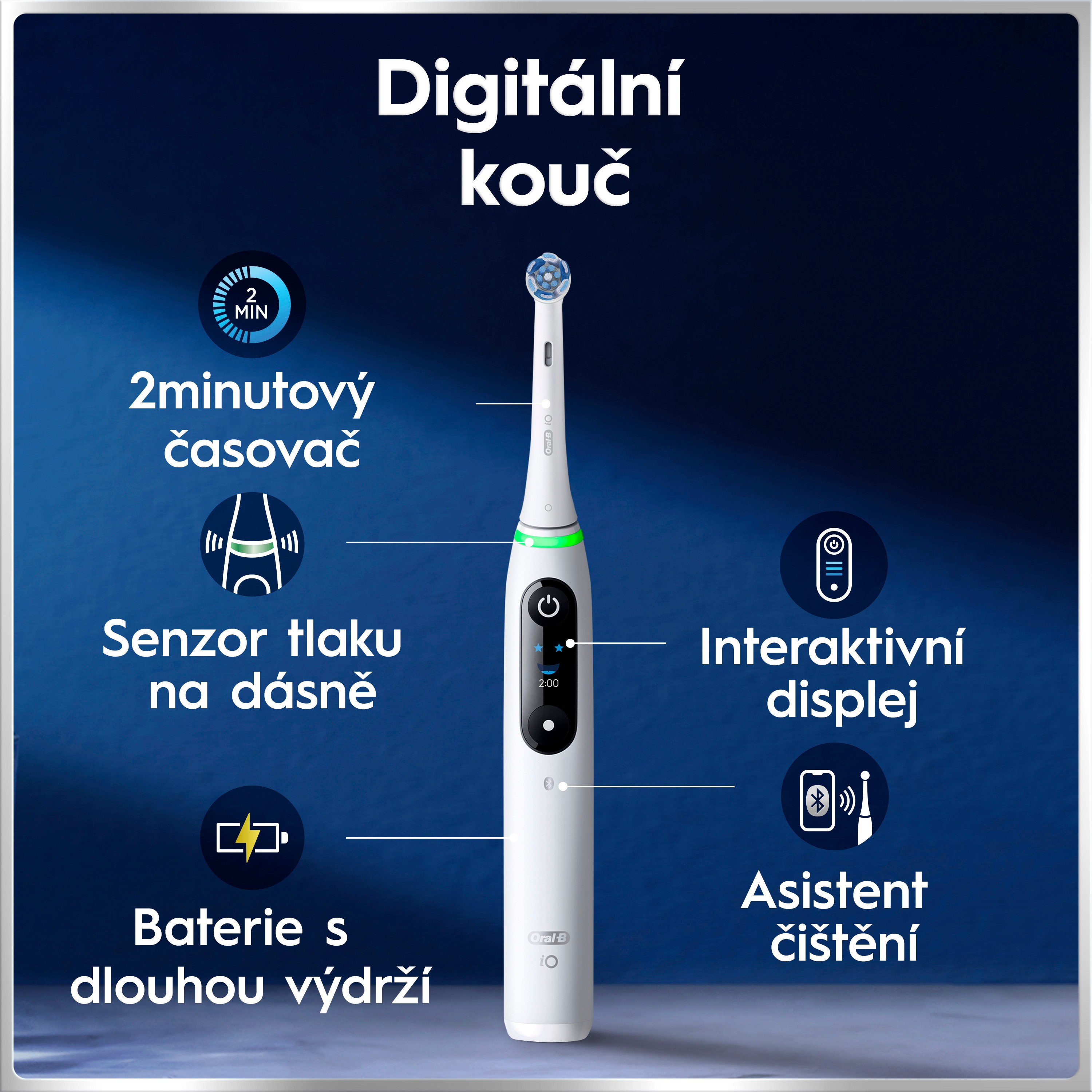 Oral-B iO Series 6 White magnetická kefka