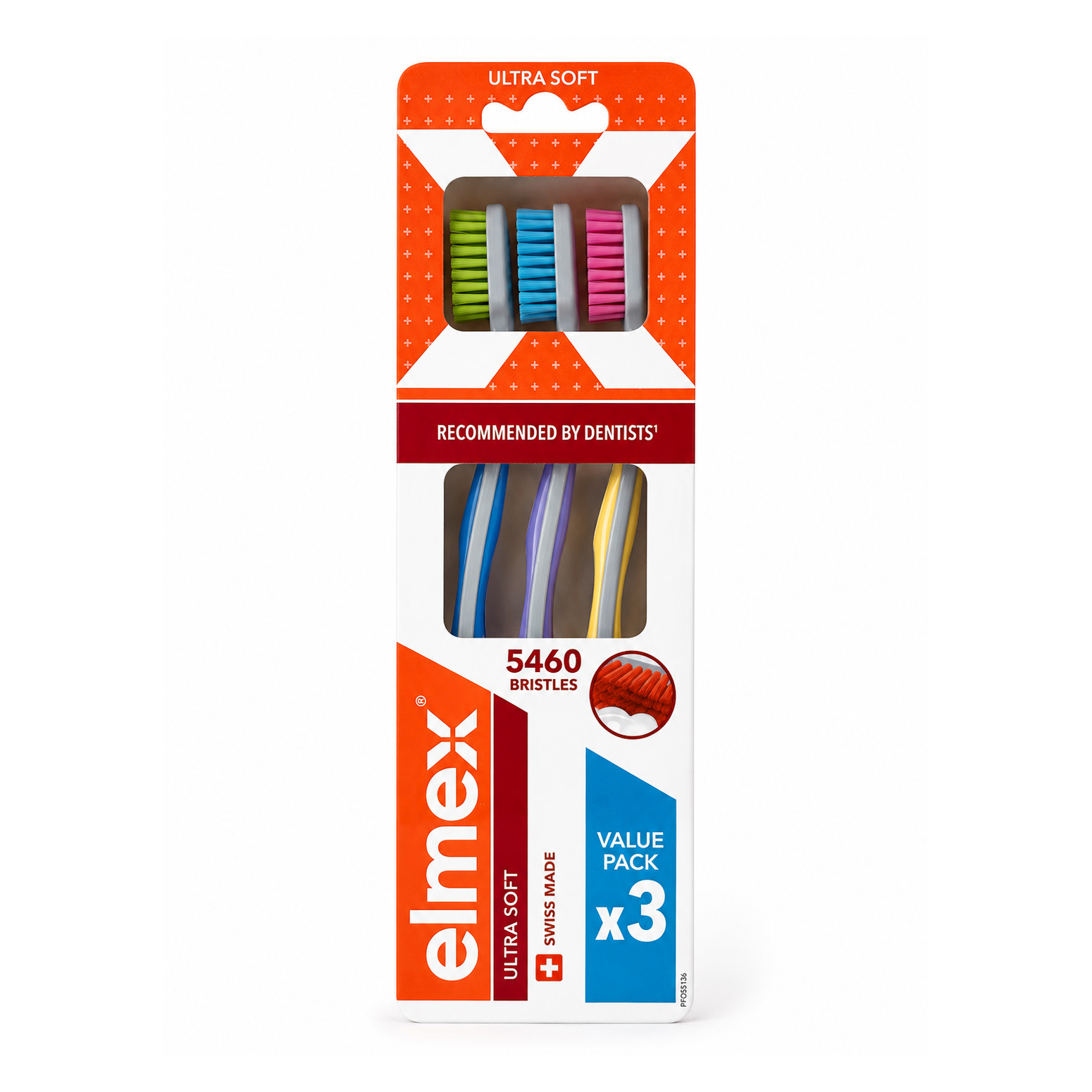 Elmex Ultra Soft zubná kefka, 3 ks