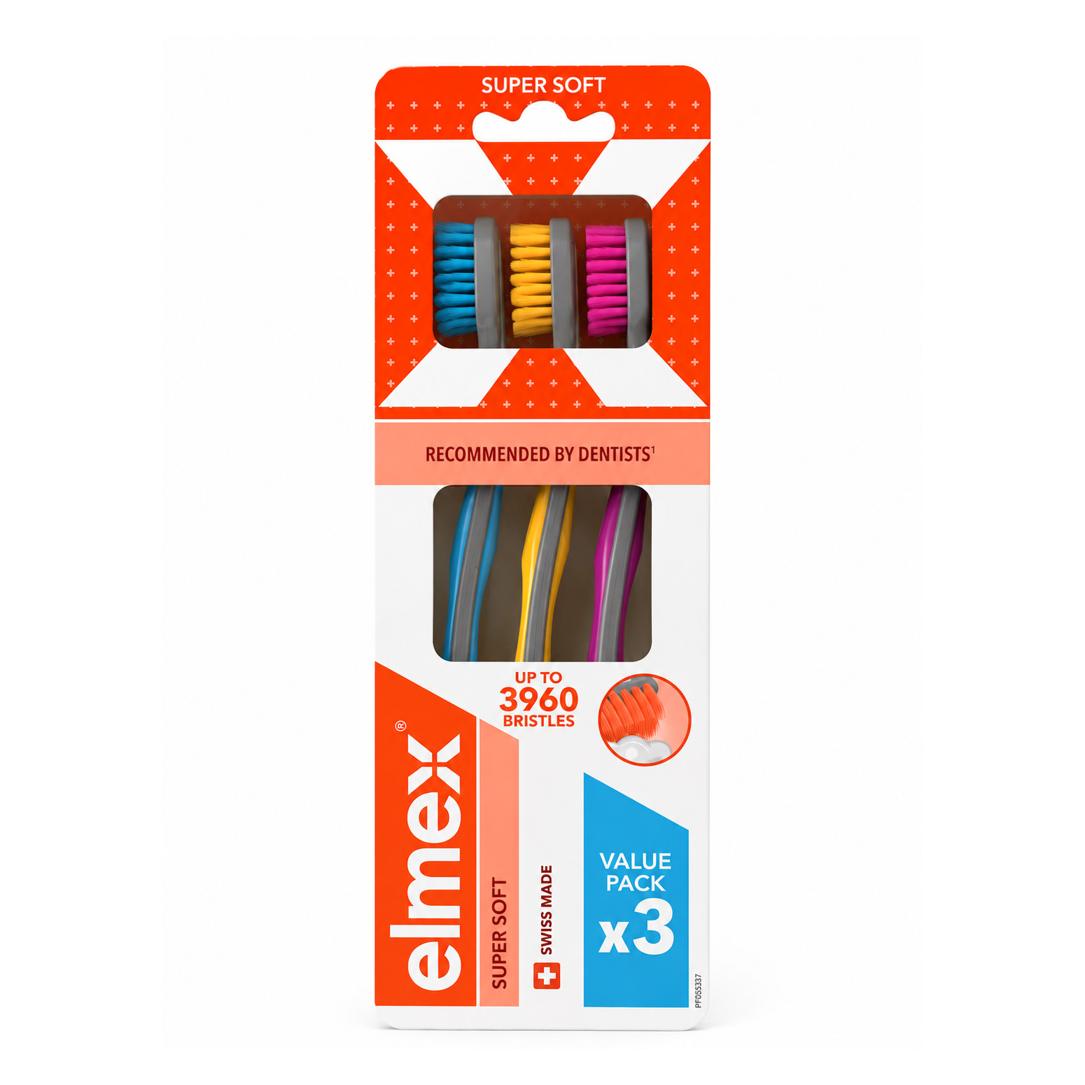 Elmex Super Soft zubná kefka 3 ks