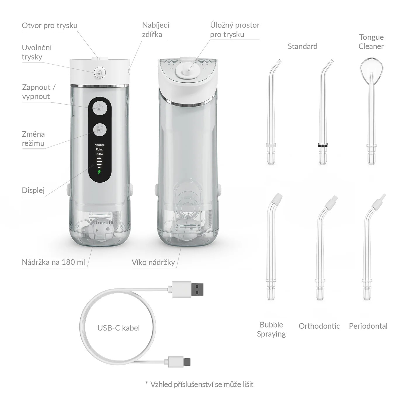TrueLife AquaFloss Mini M50 ústna sprcha - POŠKODENÝ OBAL