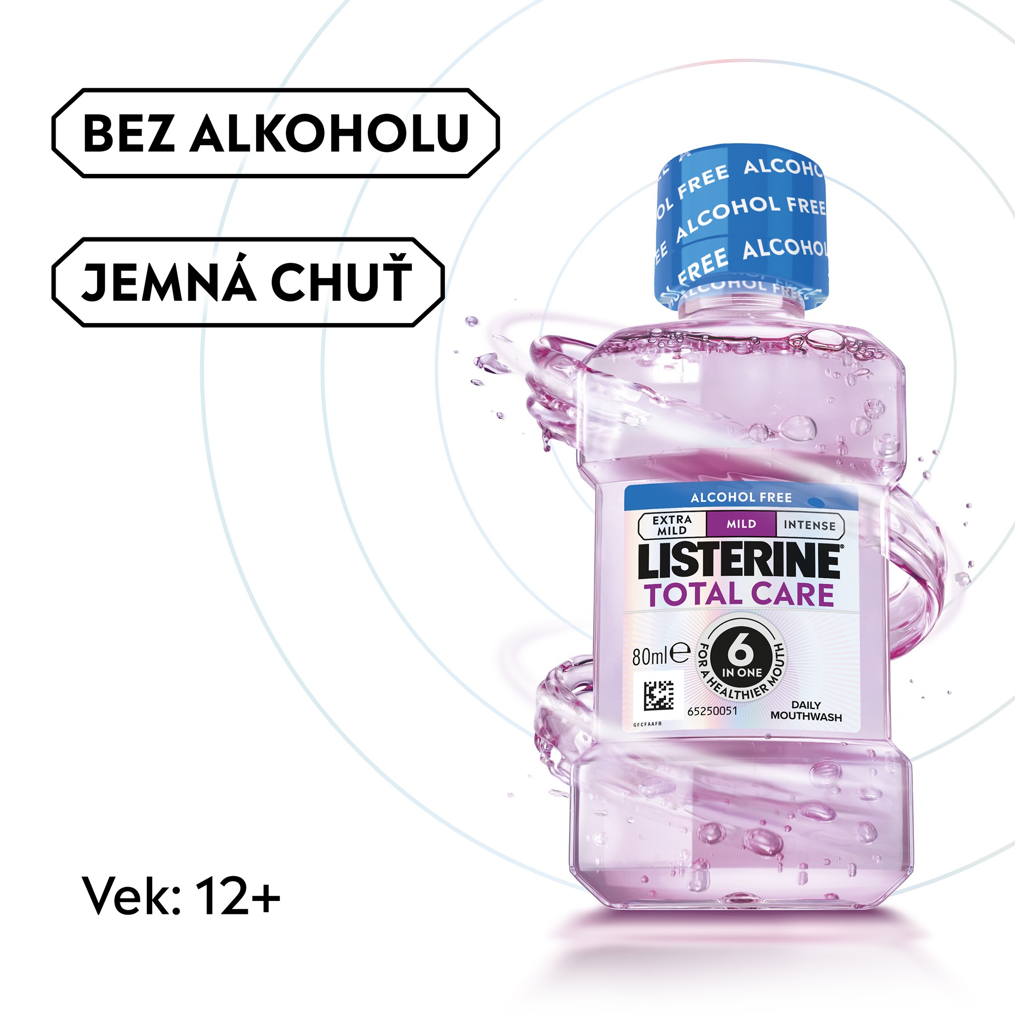 Listerine Total Care Mild ústna voda 80 ml