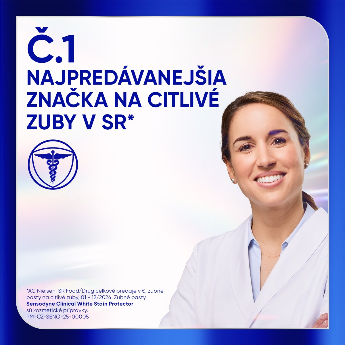 Sensodyne Clinical White Stain Protector zubná pasta 2×75 ml