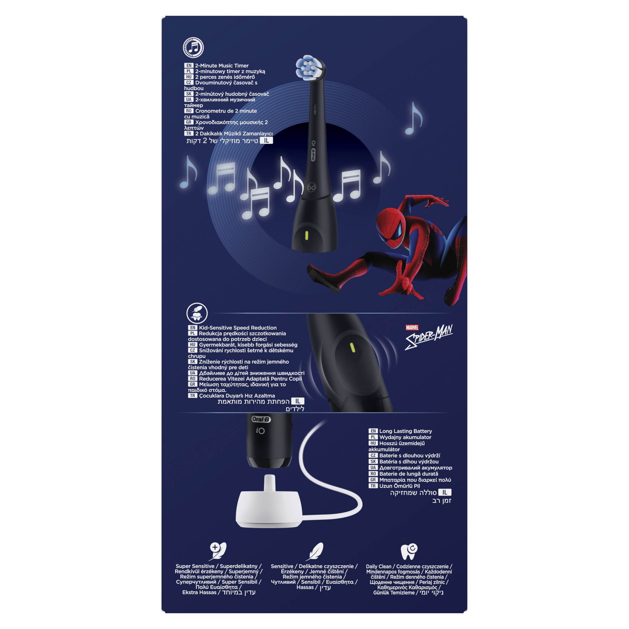 Oral-B iO Kids Spider-Man elektrická kefka - POŠKODENÝ OBAL