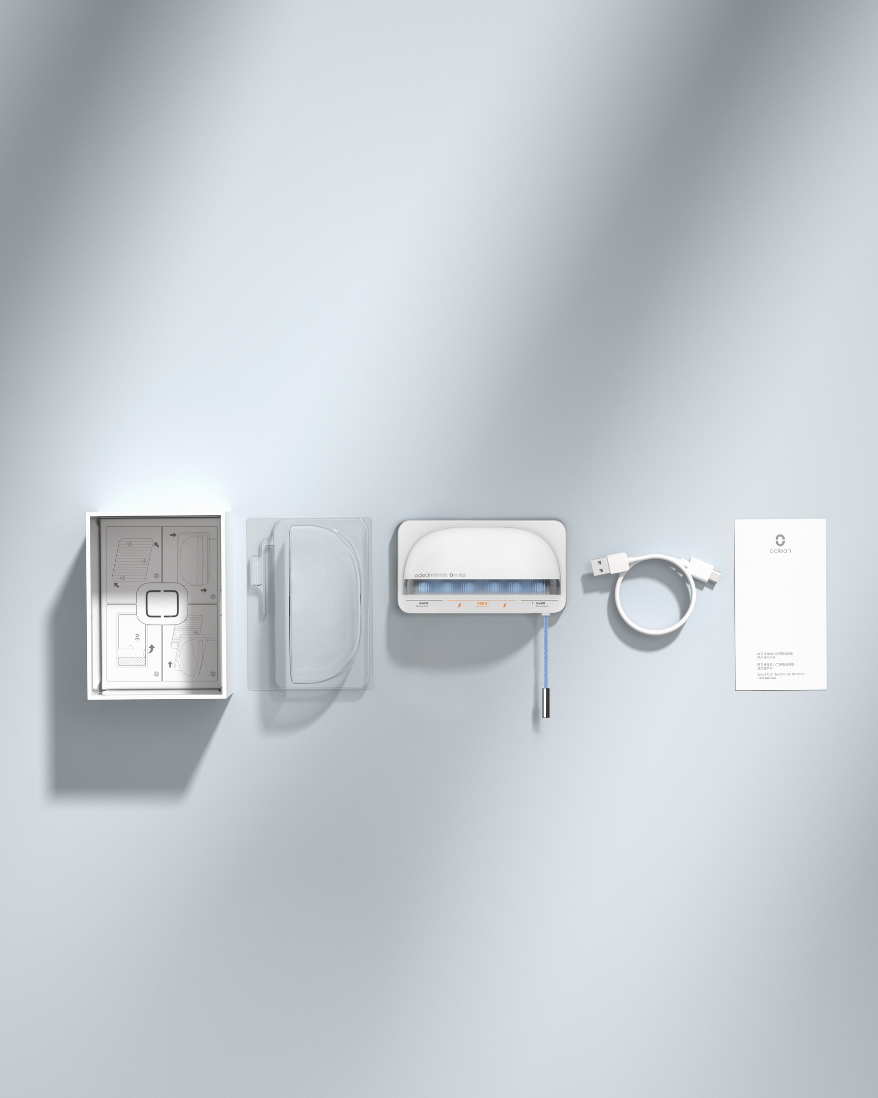 Oclean S1 White sterilizačný sanitizér - ROZBALENÝ TOVAR