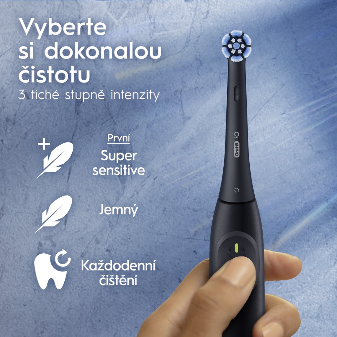 Oral-B iO Series 2 Black elektrická kefka - ROZBALENÝ TOVAR