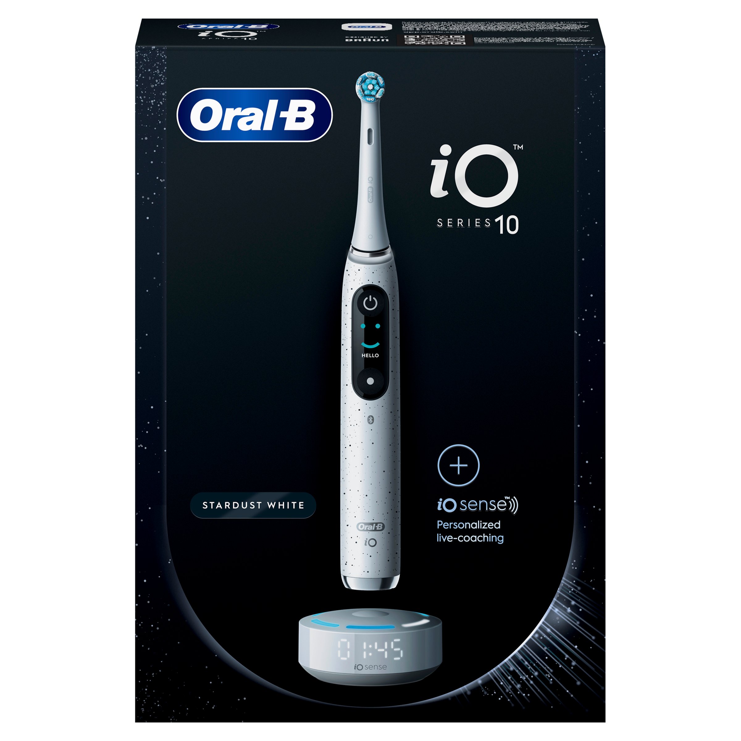 Oral-B iO Series 10 Stardust White magnetická kefka - ROZBALENÝ TOVAR