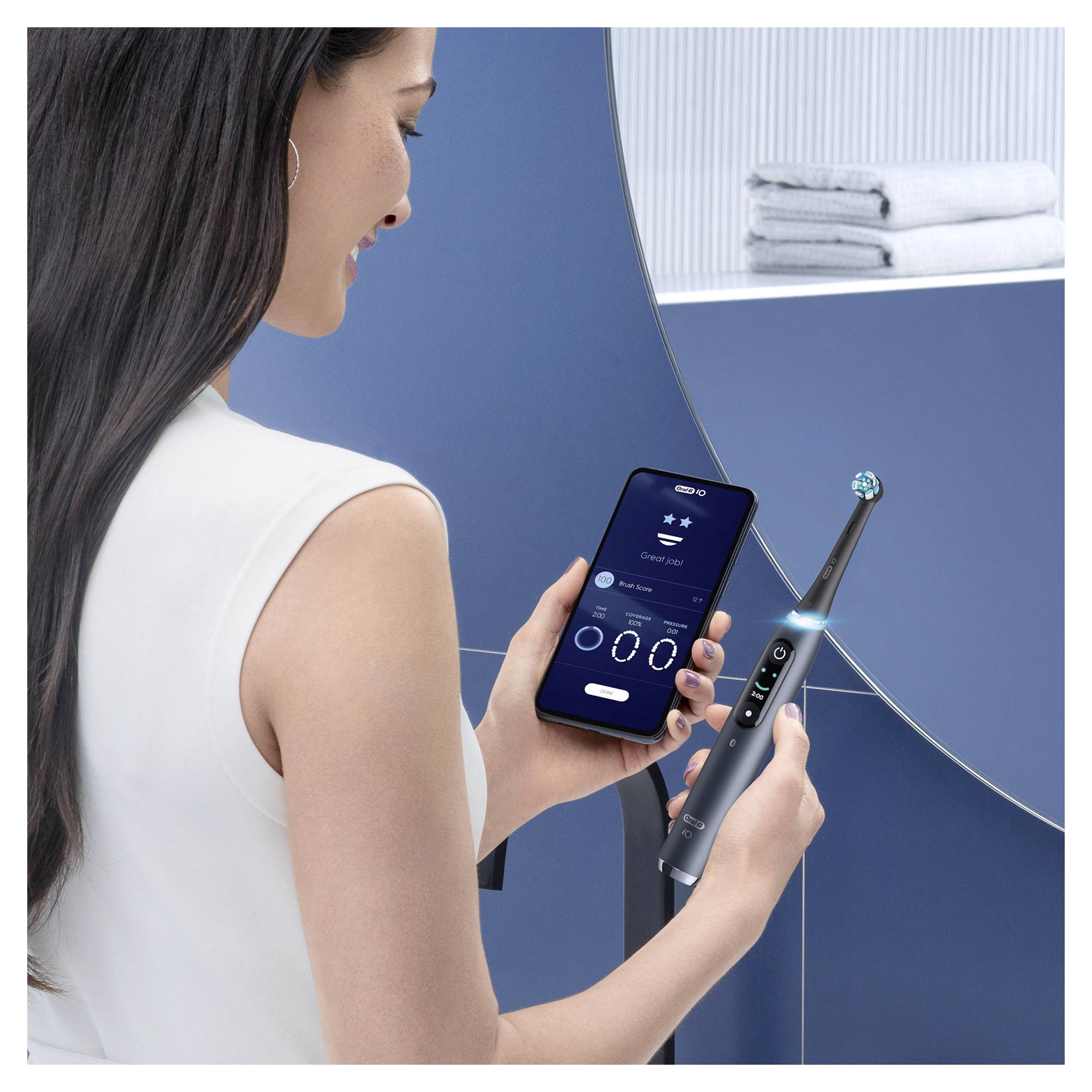 Oral-B iO Series 9 Duo Black Onyx & Rose Quartz magnetická kefka 2 ks