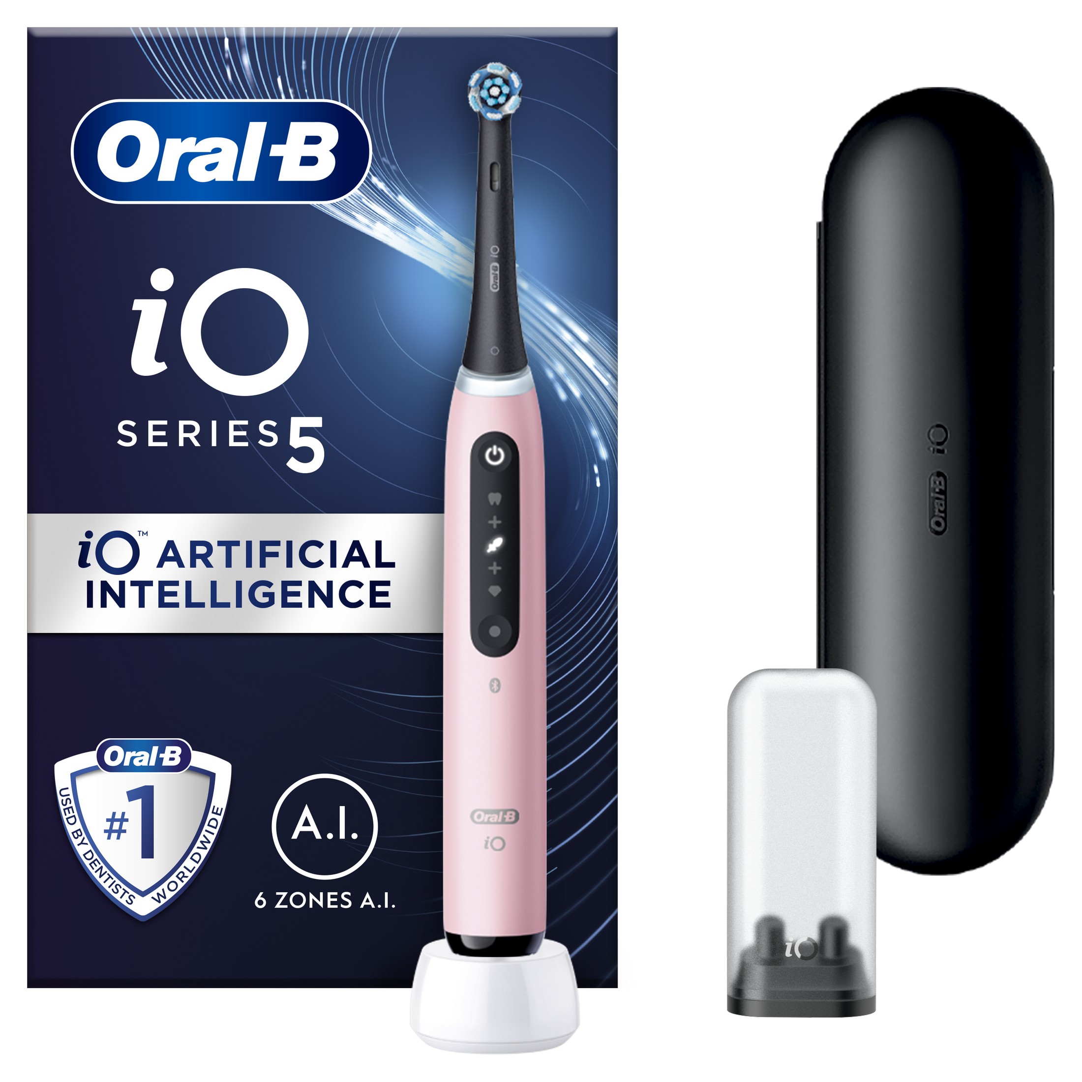 Oral-B iO Series 5 Pink magnetická kefka - ROZBALENÝ TOVAR