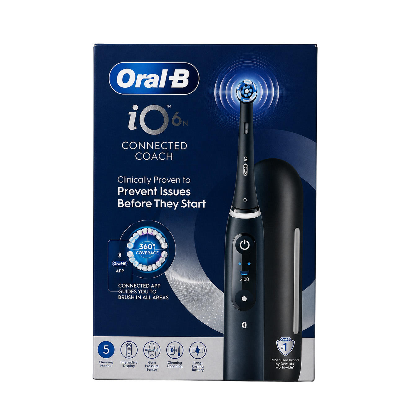 Oral-B iO Series 6 Black magnetická kefka