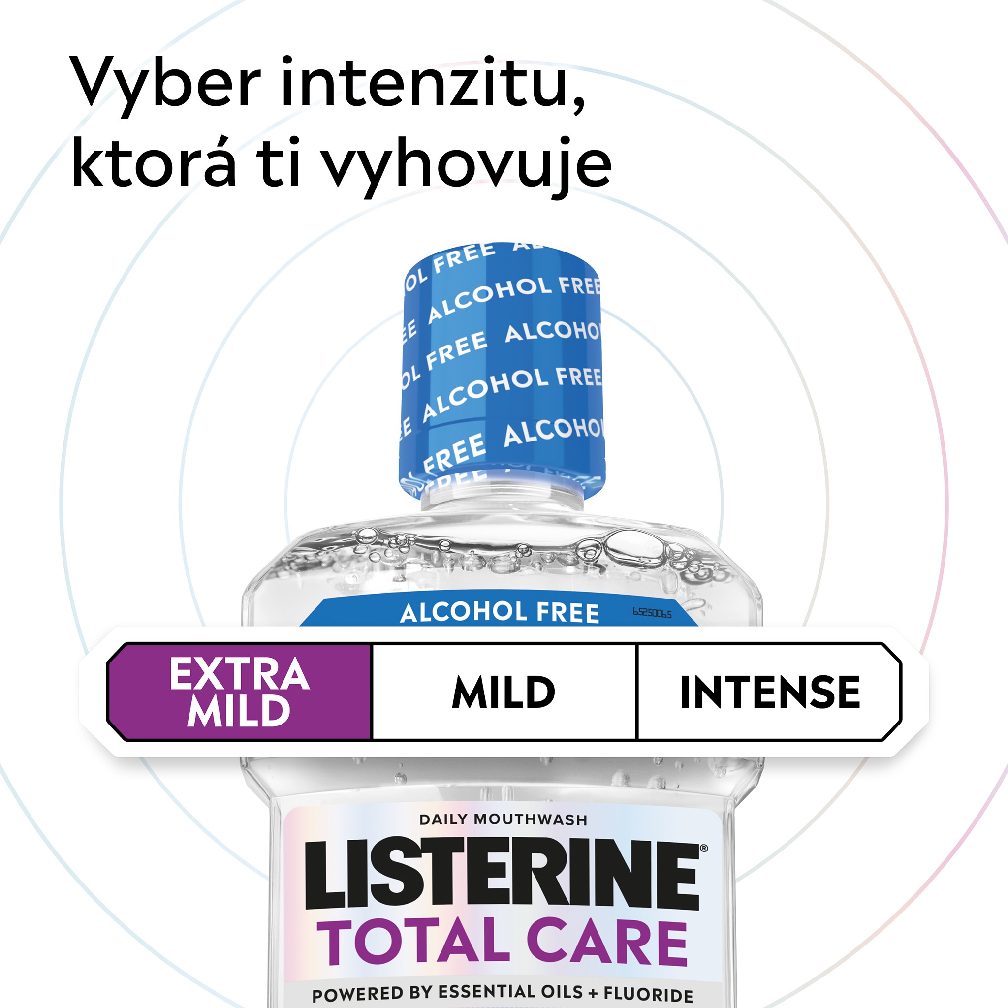 Listerine Total Care Extra Mild Mint ústna voda 2x500 ml