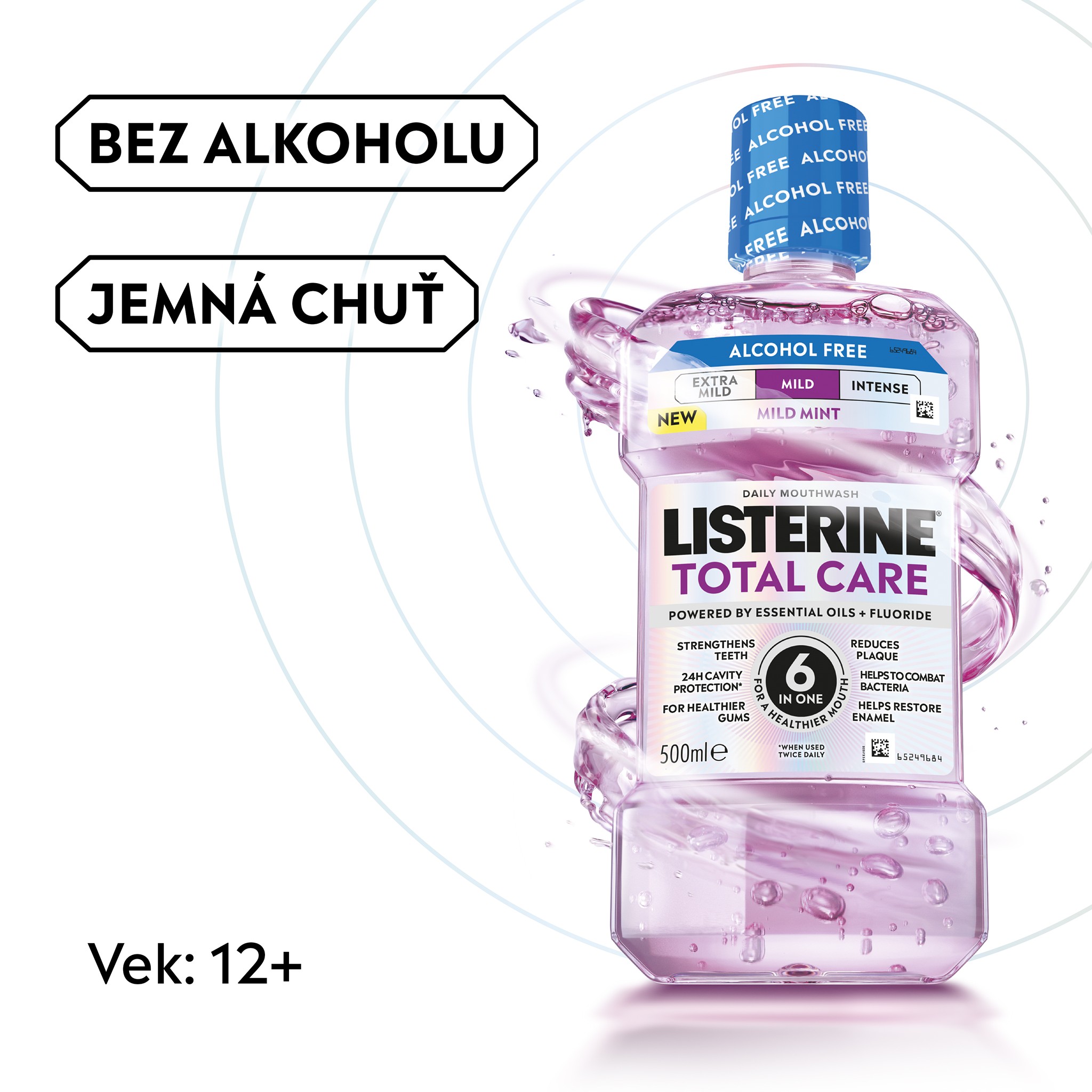 Listerine Total Care Mild ústna voda 2x500 ml