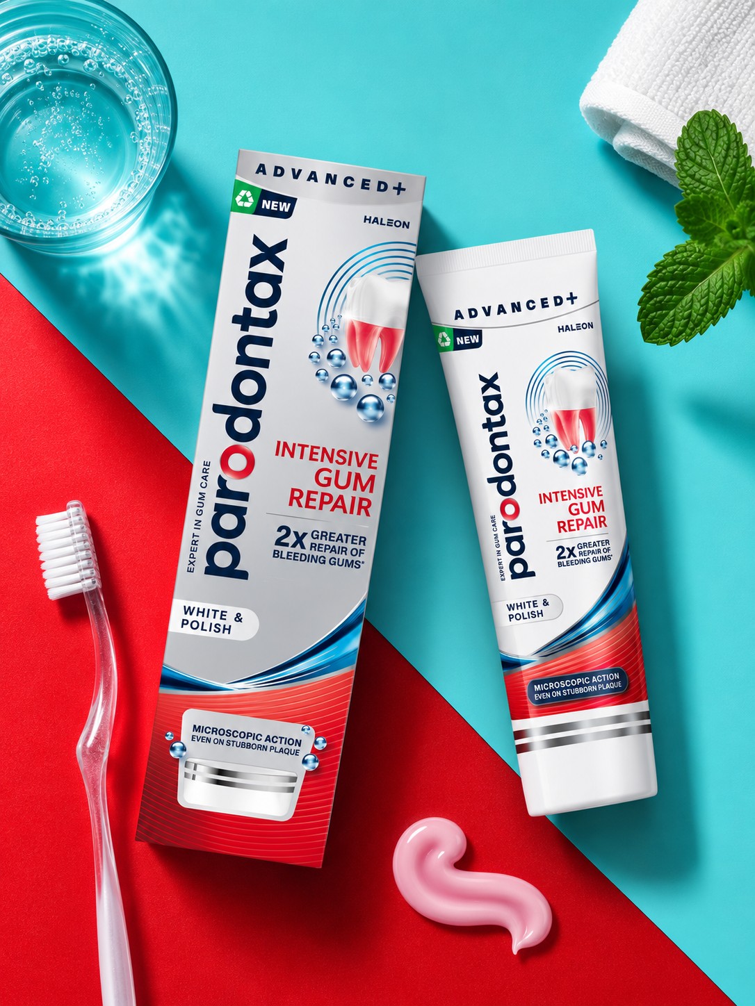 Parodontax Intensive Gum Repair White&Polish zubná pasta 75 ml