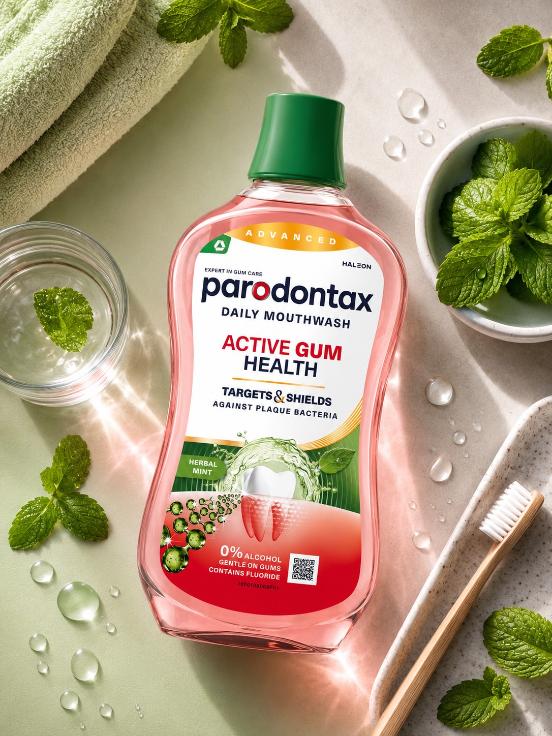 Parodontax Daily Gum Care Herbal Mint ústná voda 500 ml