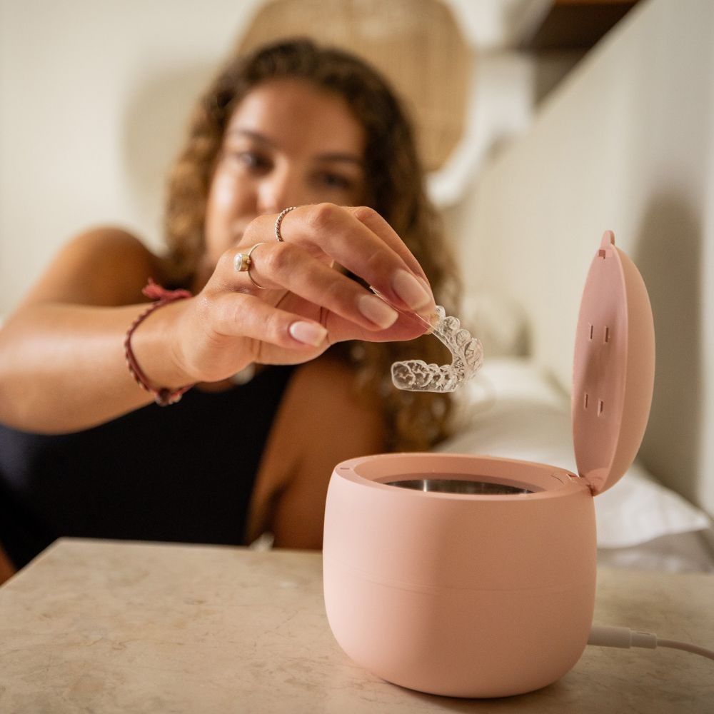 Puro Purifier M ultrazvuková čistička růžová