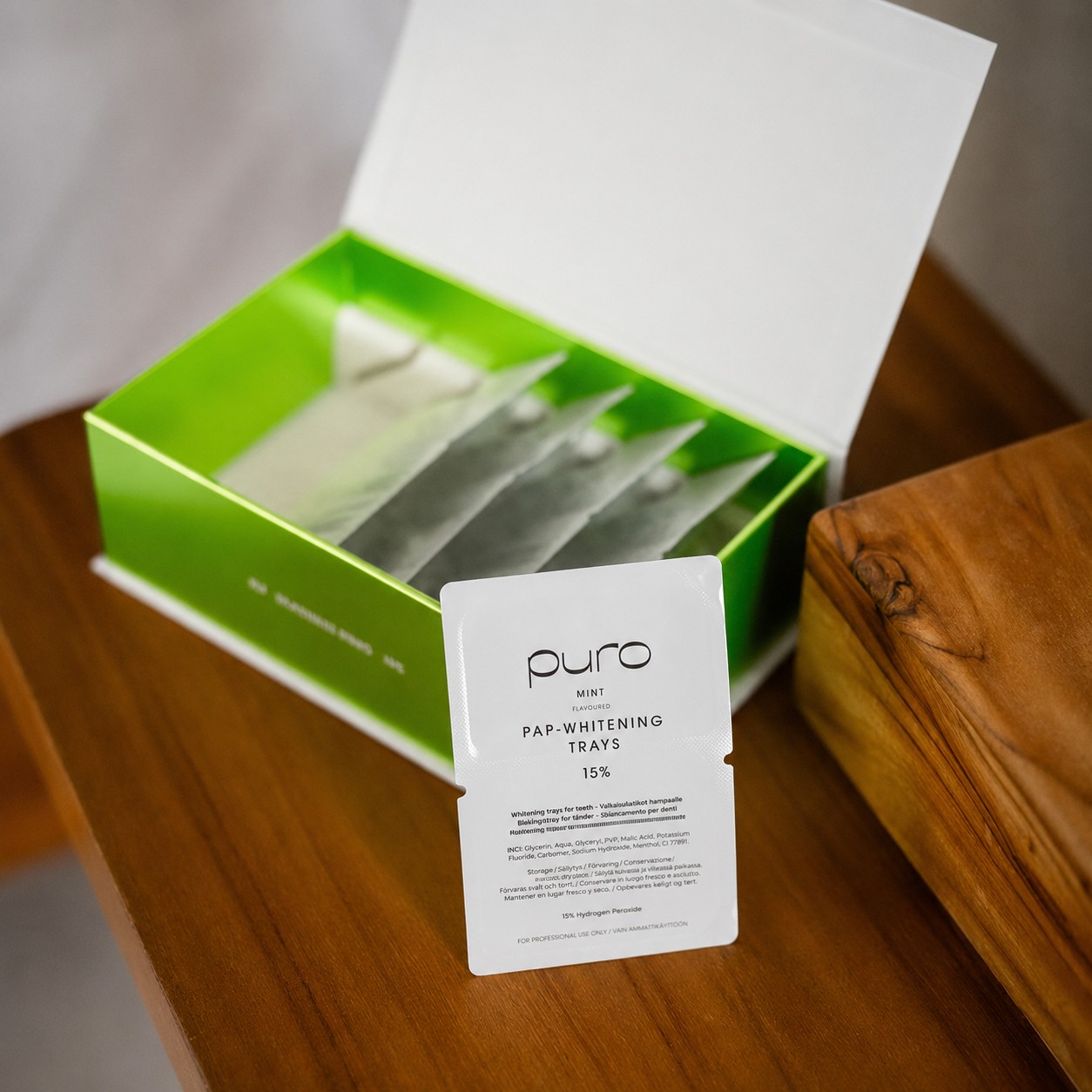 Puro PAP Whitening Trays Mint bieliace dlahy 5 párov