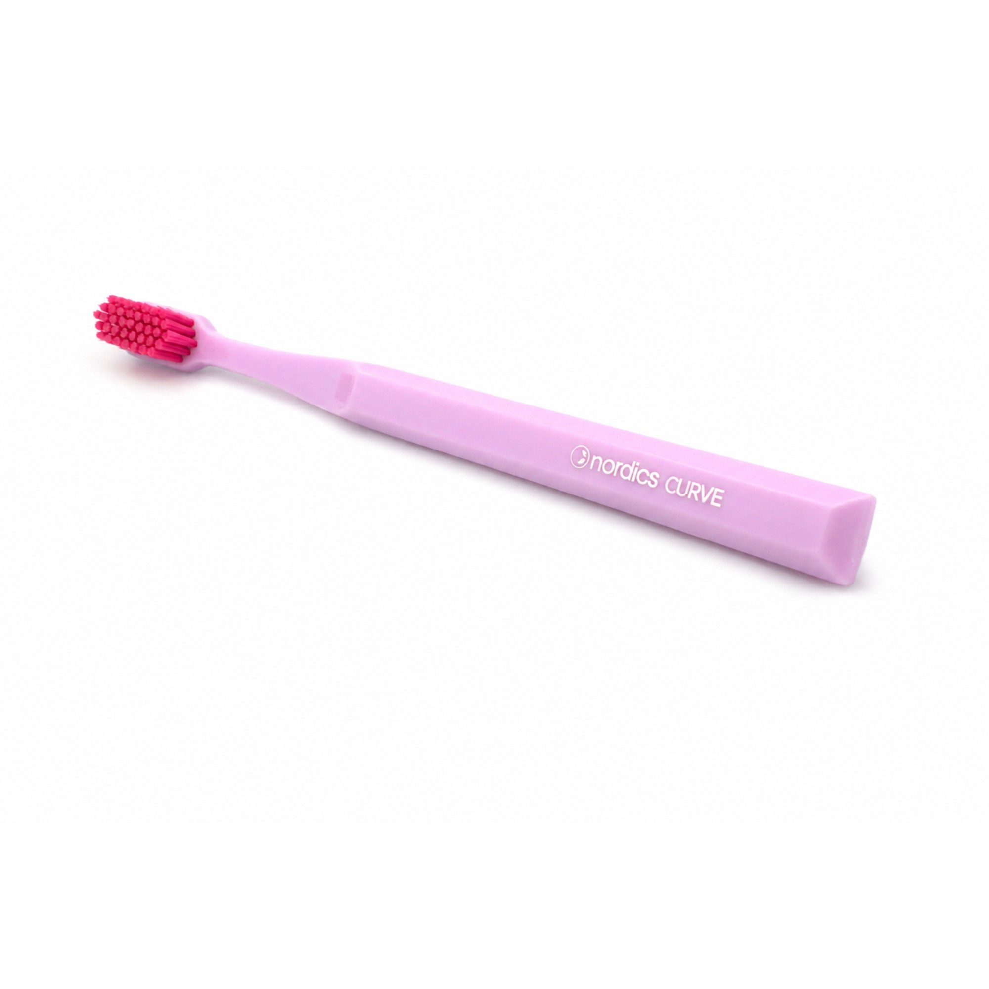Nordics Curve Ultra Soft Pink/Red zubná kefka