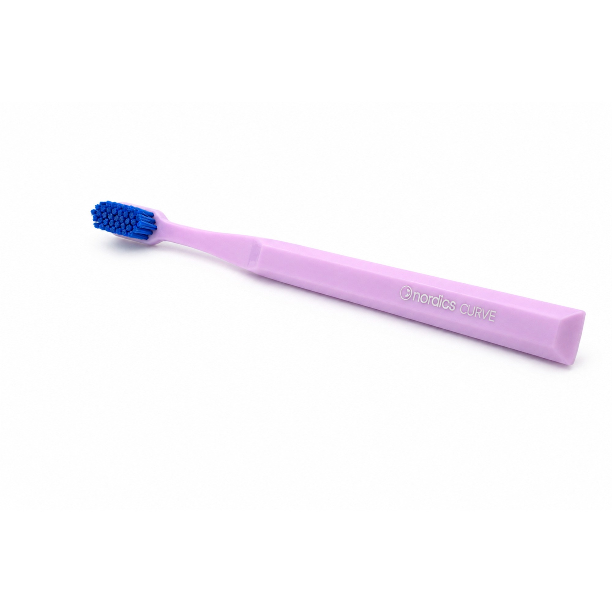 Nordics Curve Ultra Soft Pink/Dark Blue zubná kefka