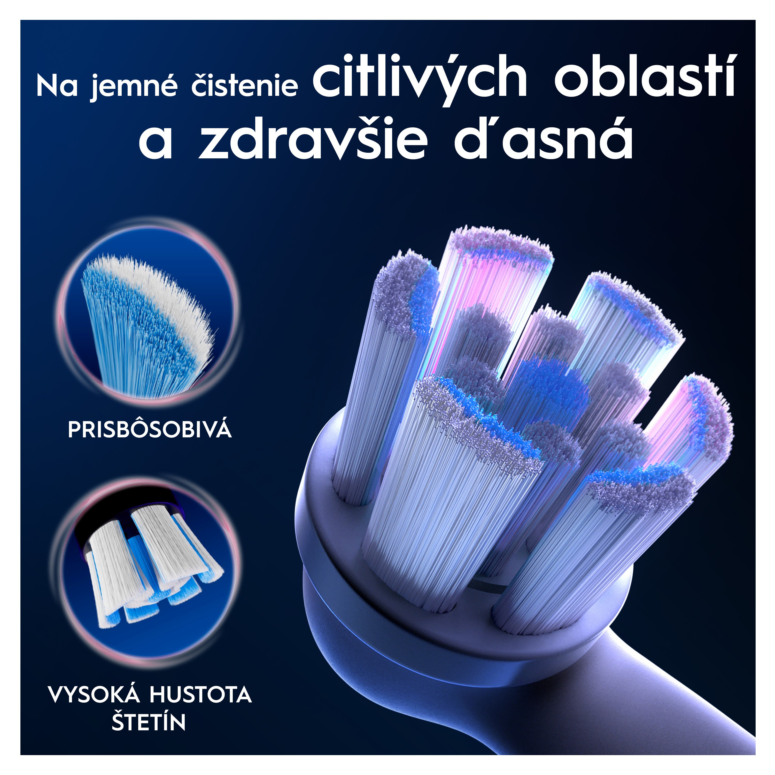 Oral-B iO Gentle Care náhradné hlavice 6 ks