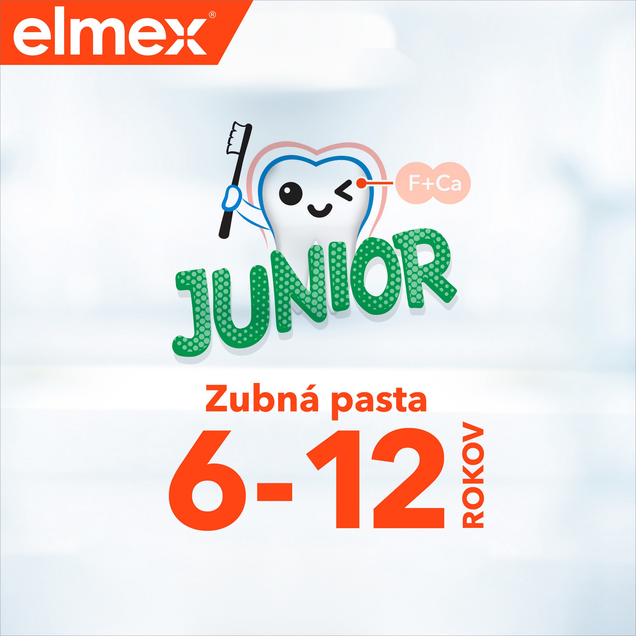 Elmex Junior 6–12 let zubná pasta 3×75 ml