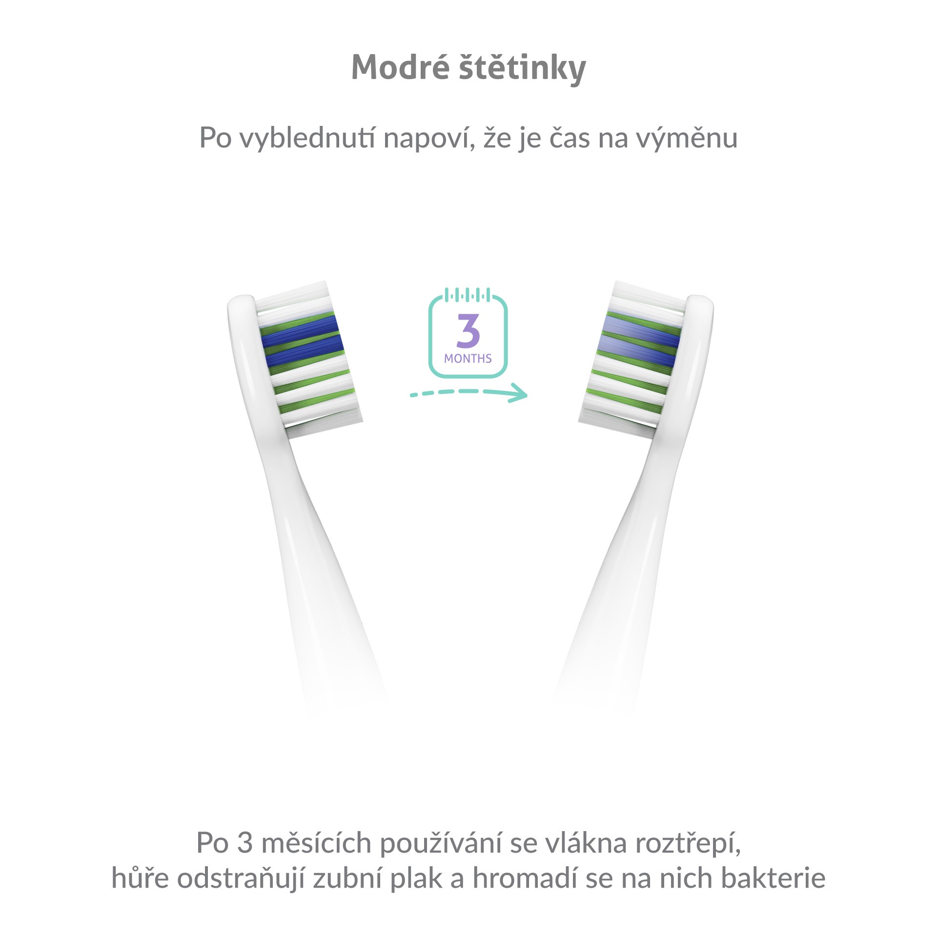 TrueLife SonicBrush Slim-Series Standard White náhradná hlavica 2 ks