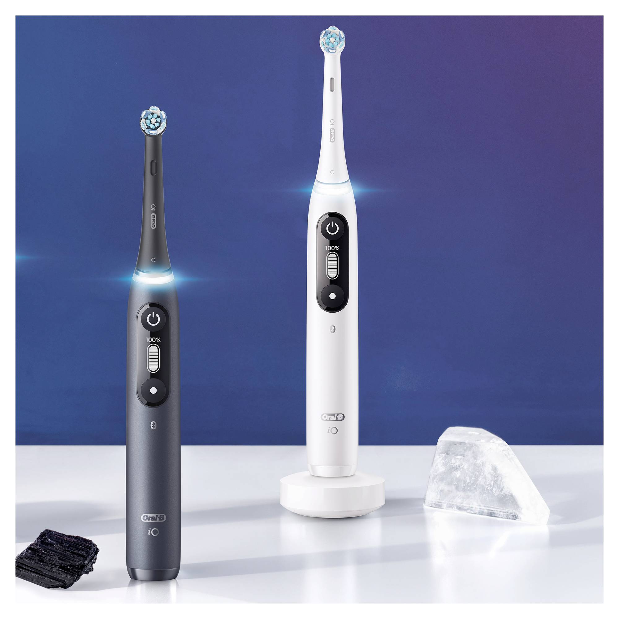Oral-B iO Series 7 Duo Black Onyx & White Alabaster magnetická kefka 2 ks