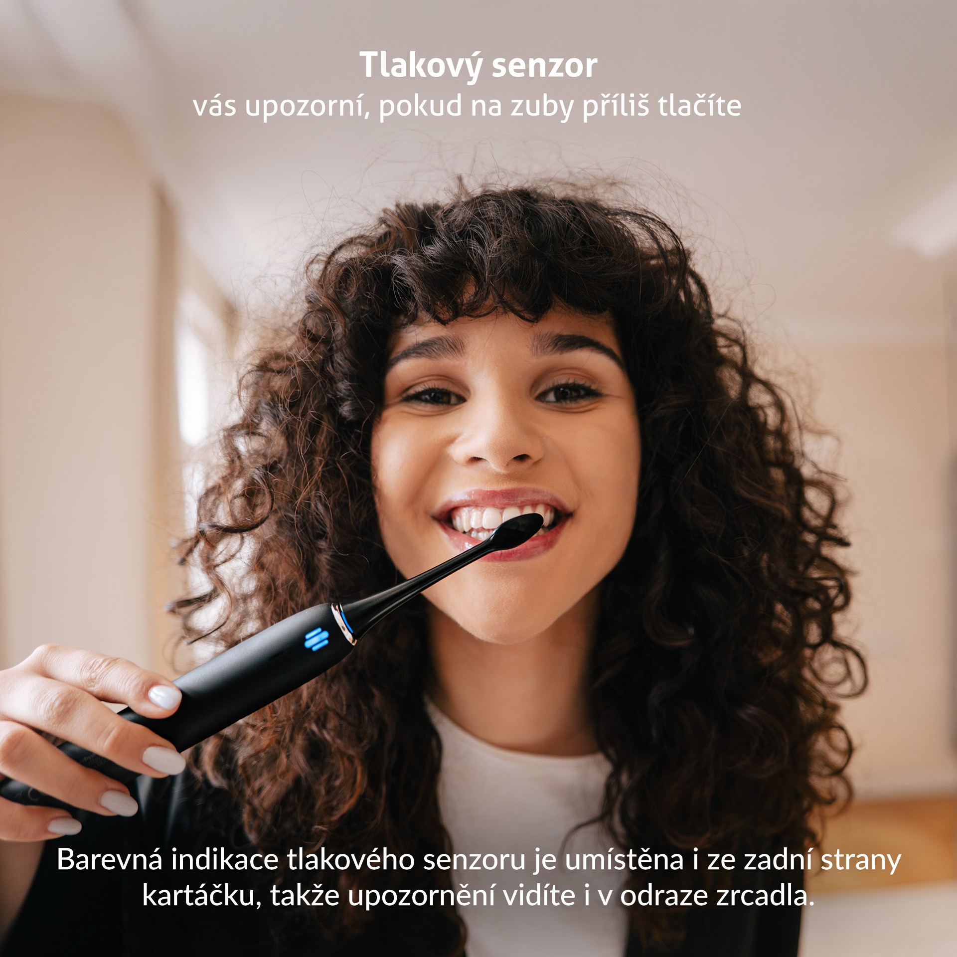 TrueLife SonicBrush Clean70 UV Black sonická kefka - ROZBALENÝ TOVAR