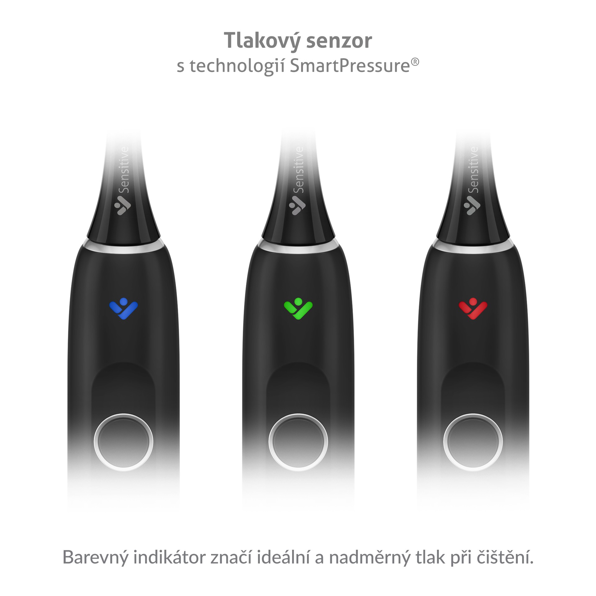 TrueLife SonicBrush Clean70 UV Black sonická kefka - ROZBALENÝ TOVAR
