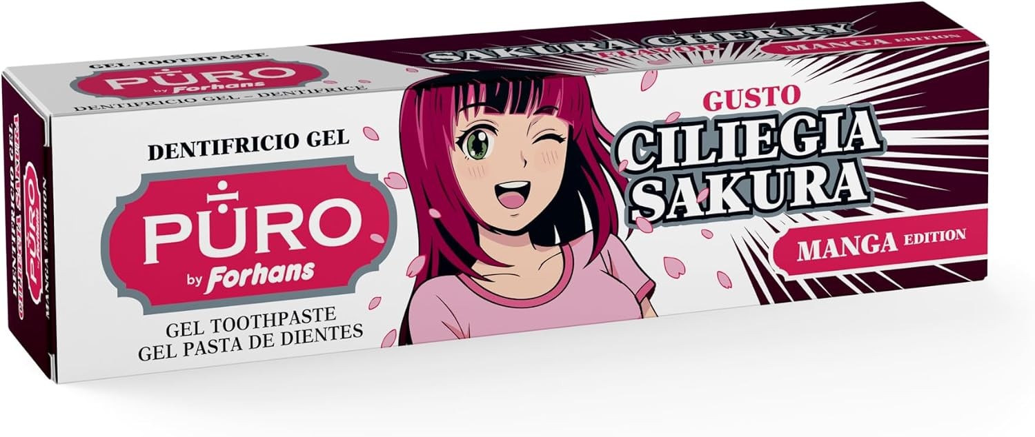 Püro by Forhans Manga Edition Sakura Cherry zubná pasta 75 ml
