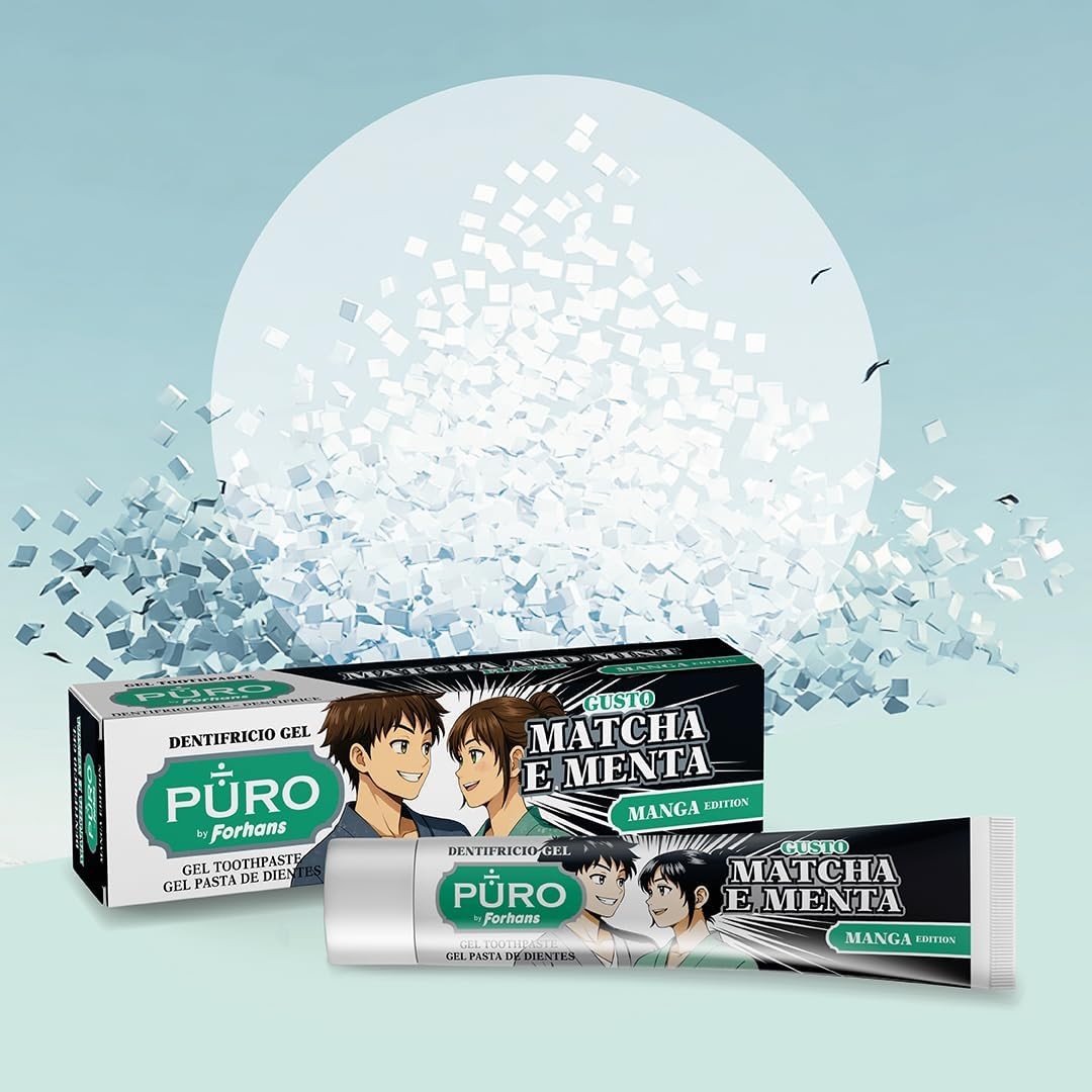 Püro by Forhans Manga Edition Matcha&Mint zubná pasta 75 ml