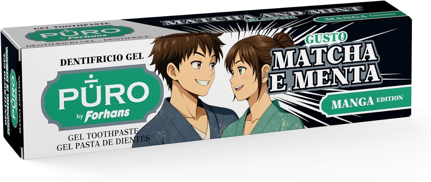 Püro by Forhans Manga Edition Matcha&Mint zubná pasta 75 ml