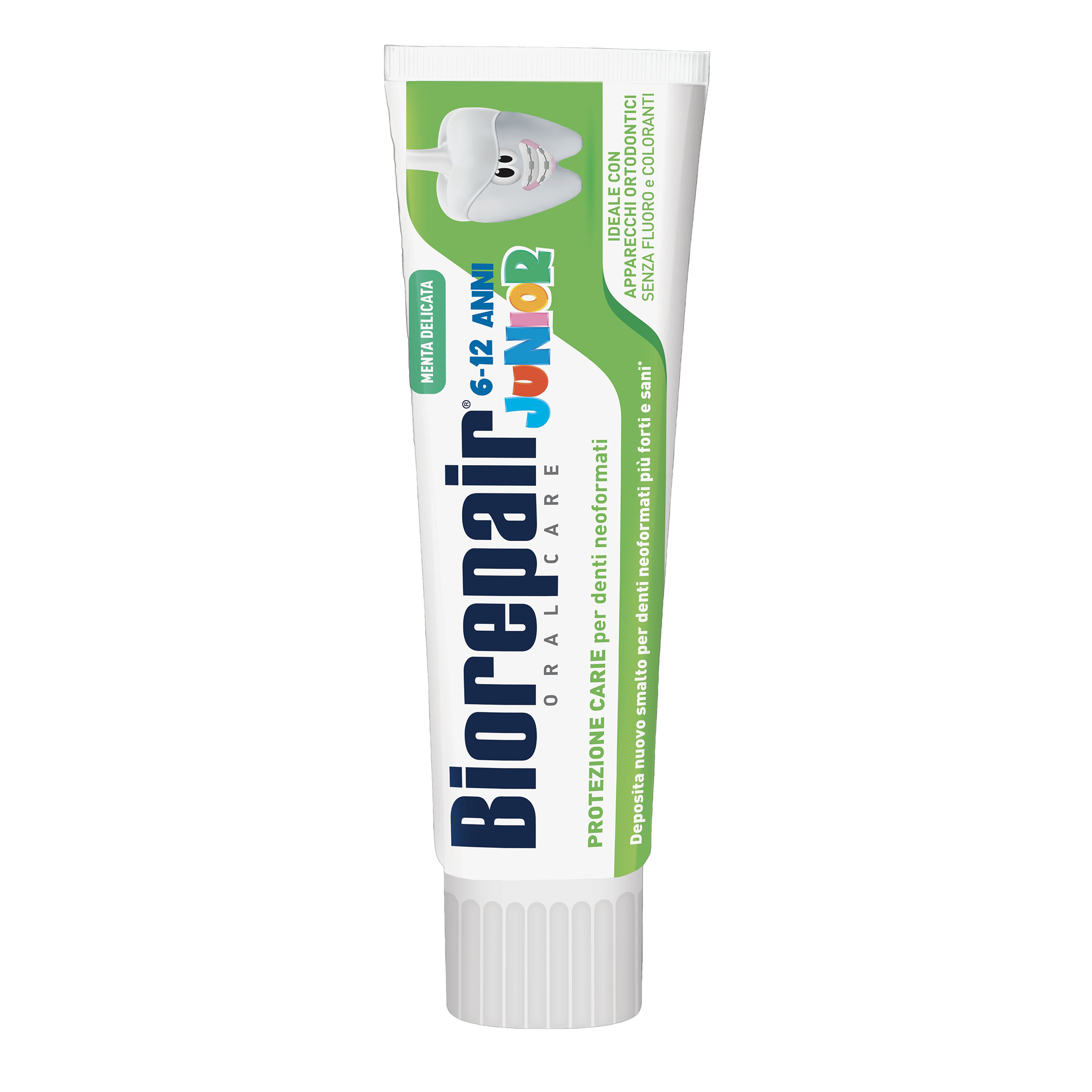Biorepair Junior 6-12 Mint detská zubná pasta 75 ml