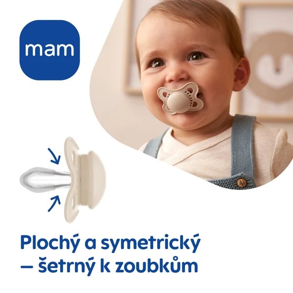 Mam Original Start 0-2 silikónový cumlík modrý