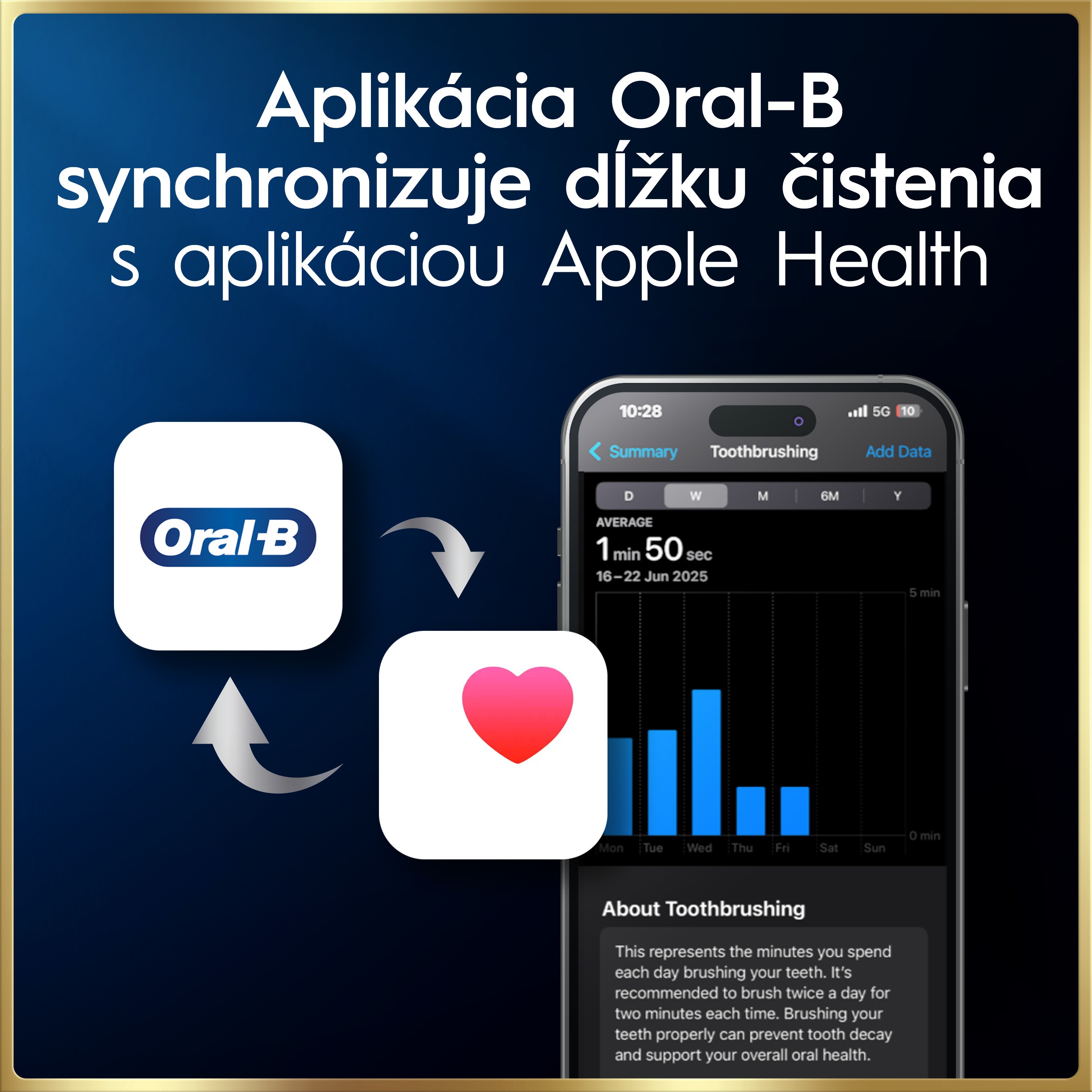 Oral-B iO Series 10 Duo Lunar Gold & Cosmic Black magnetická kefka 2 ks