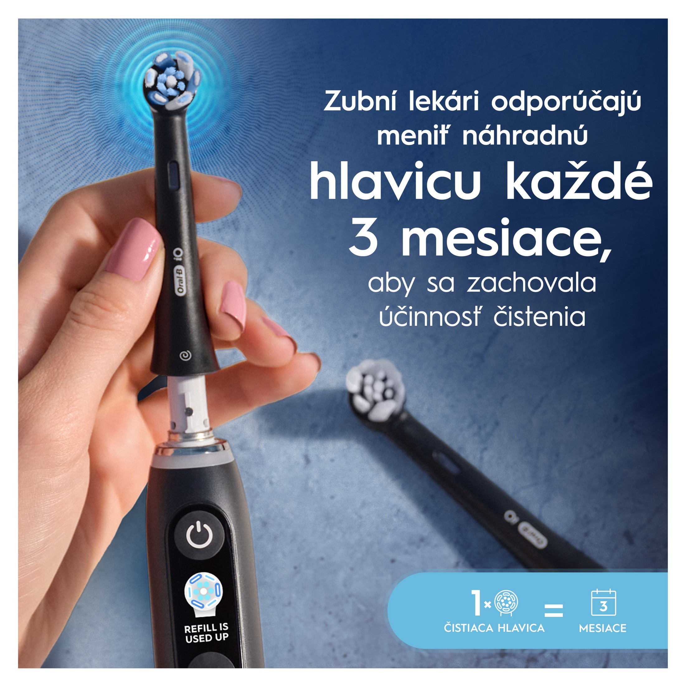 Oral-B iO Ultimate Clean Black náhradné hlavice 8 ks