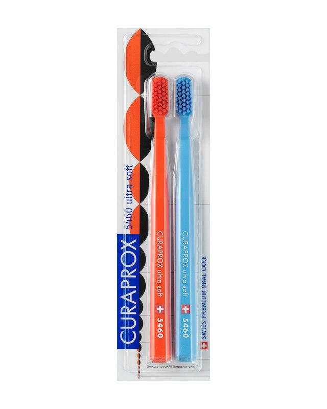Curaprox CS5460 Ultrasoft Jeanneret-Gris Edition, 2 ks