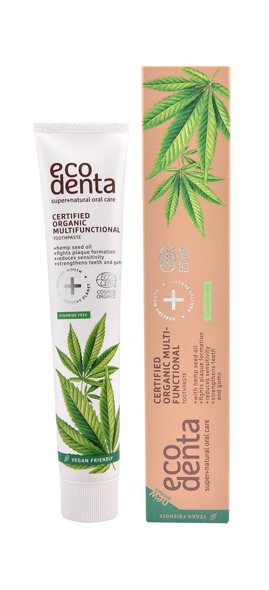Ecodenta Organic Multifunctional Hemp Oil zubná pasta 75 ml
