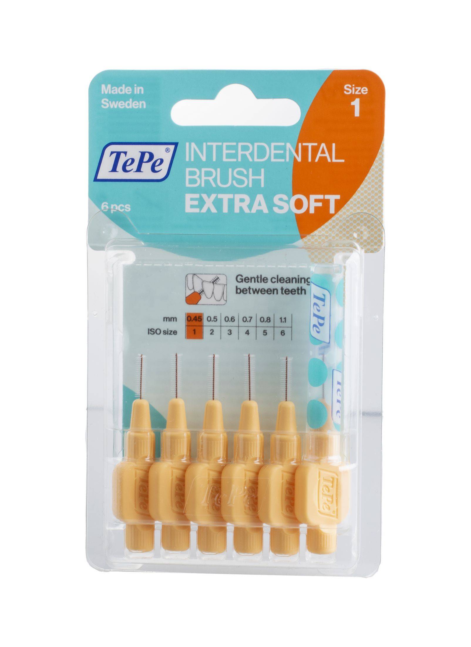 TePe Extra Soft medzizubné kefky 0,45 mm 6 ks