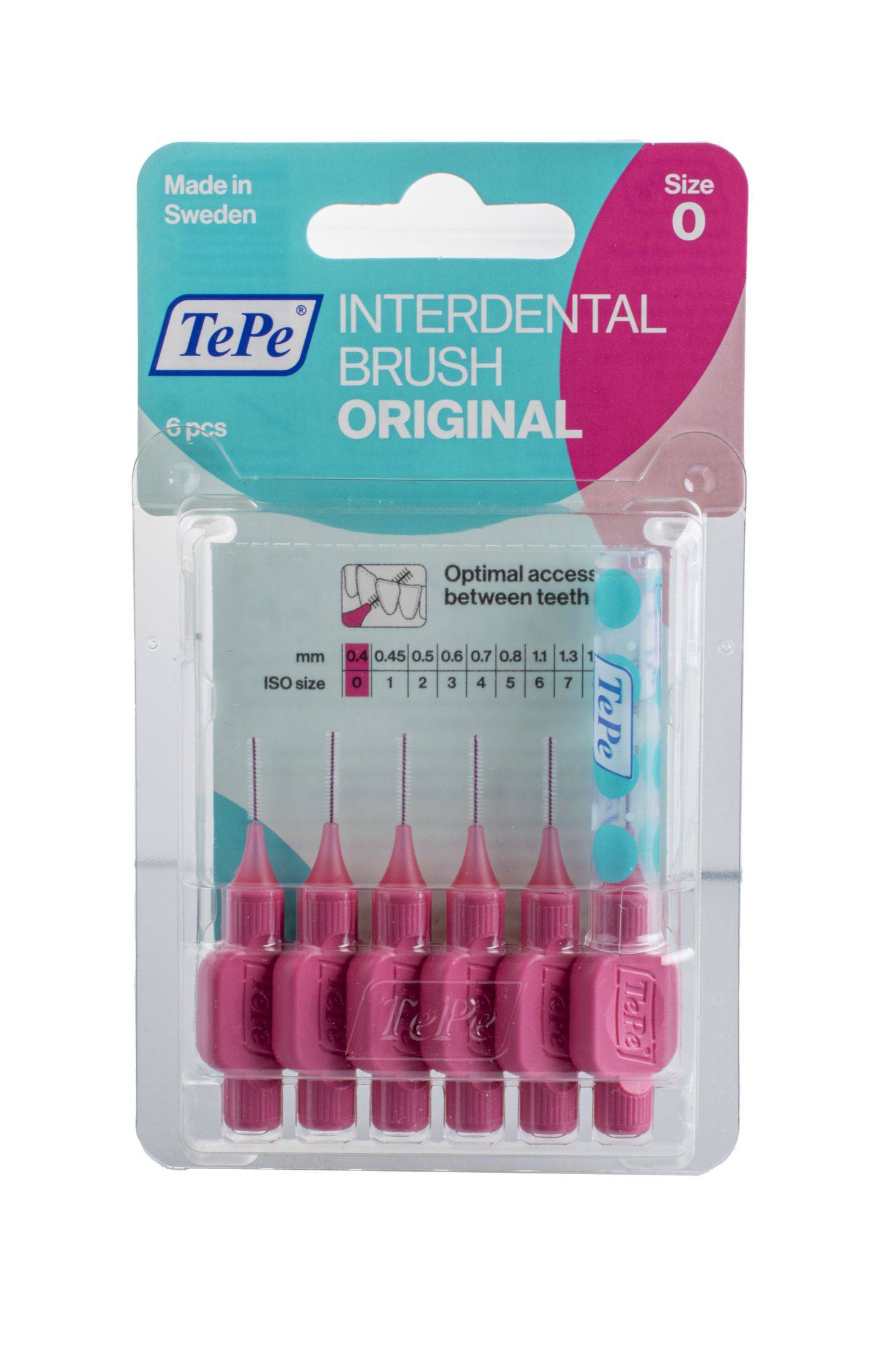 TePe Original medzizubné kefky 0,4 mm 6 ks